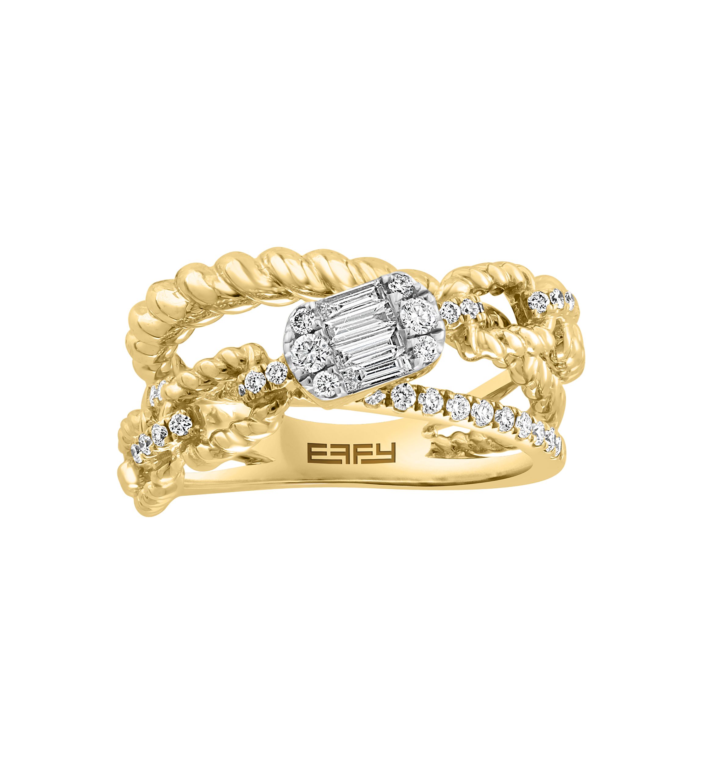 1/2 ct. t.w. Diamond Ring in 14K Yellow Gold 