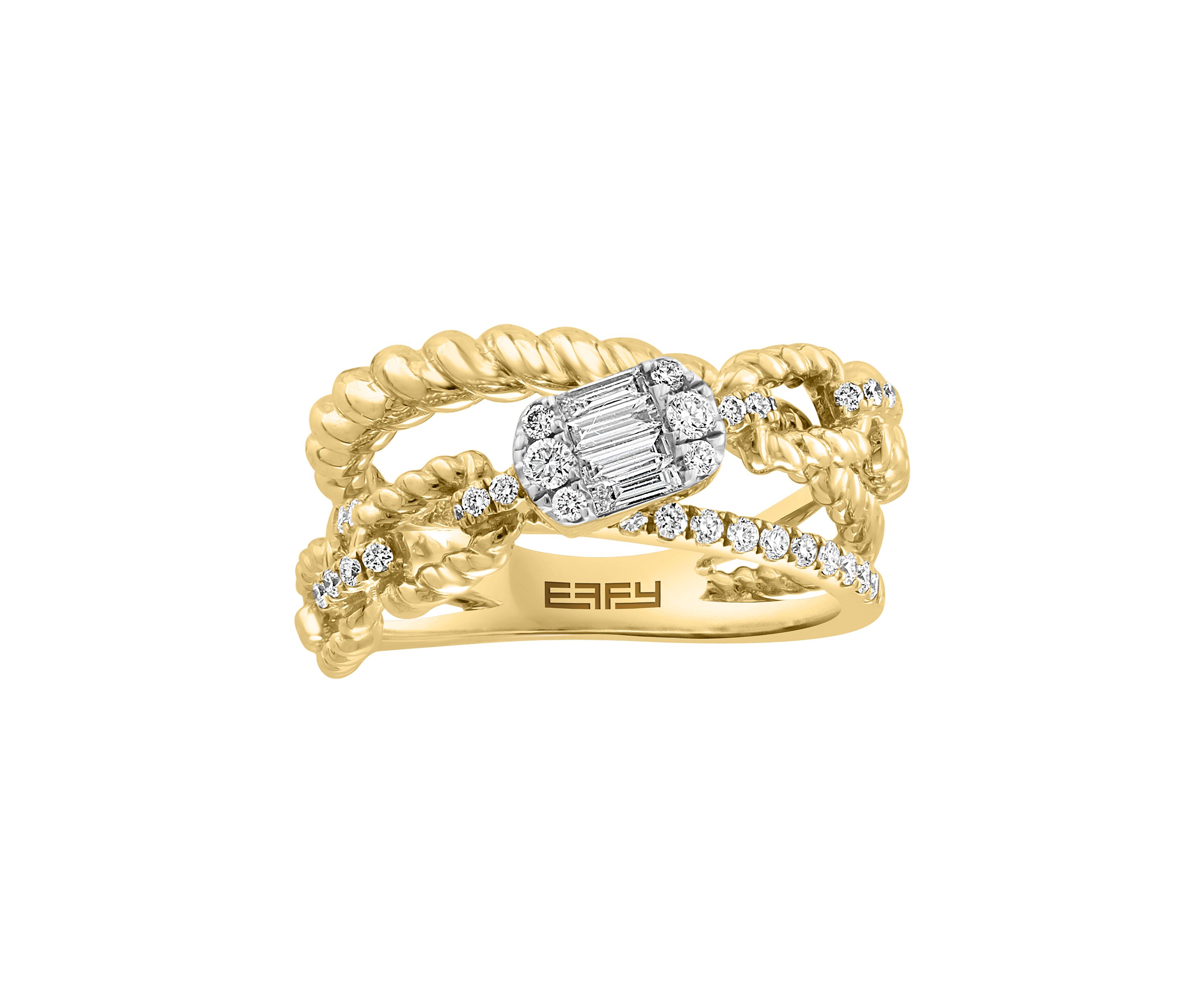 1/2 ct. t.w. Diamond Ring in 14K Yellow Gold 