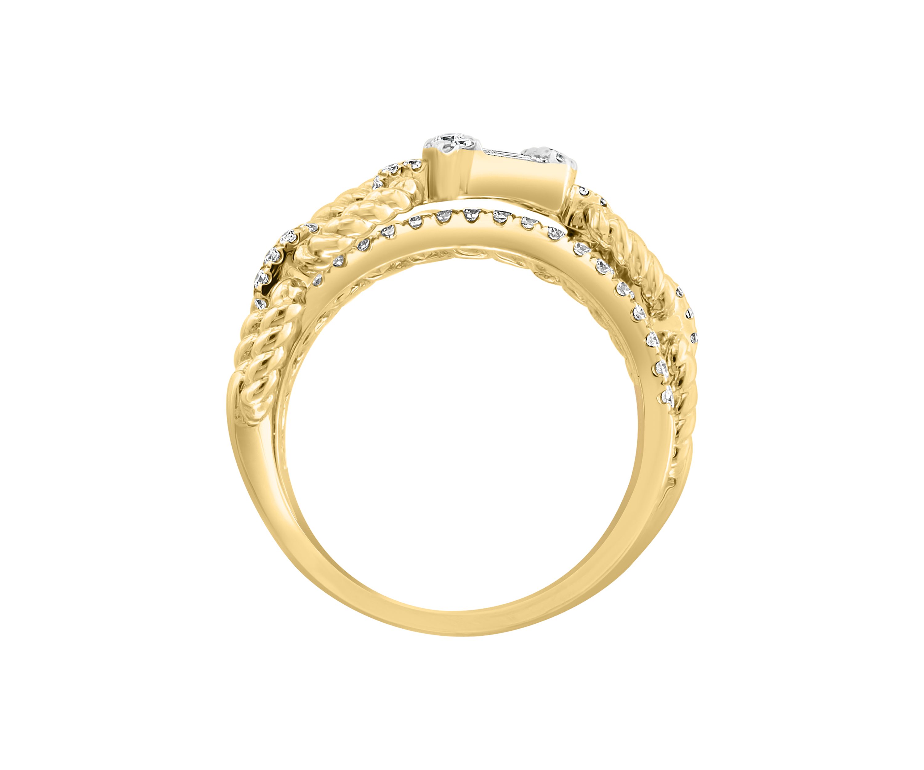 1/2 ct. t.w. Diamond Ring in 14K Yellow Gold 