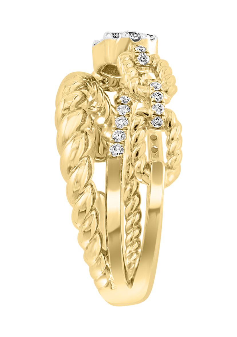 1/2 ct. t.w. Diamond Ring in 14K Yellow Gold 