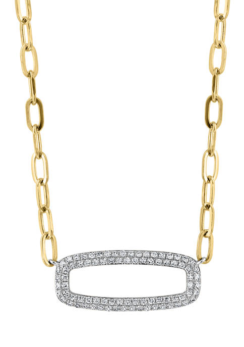 Effy® 1/2 ct. t.w. Diamond Necklace in 14K