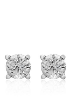 Effy 1/4 ct. t.w. Classic Diamond Studs in 14K White Gold -  5400452EE0Y513DD3