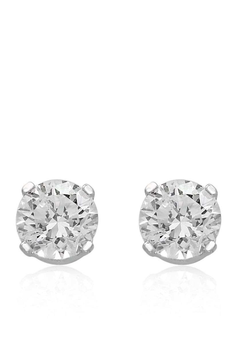 1/3 ct. t.w. Classic Diamond Studs in 14K White Gold