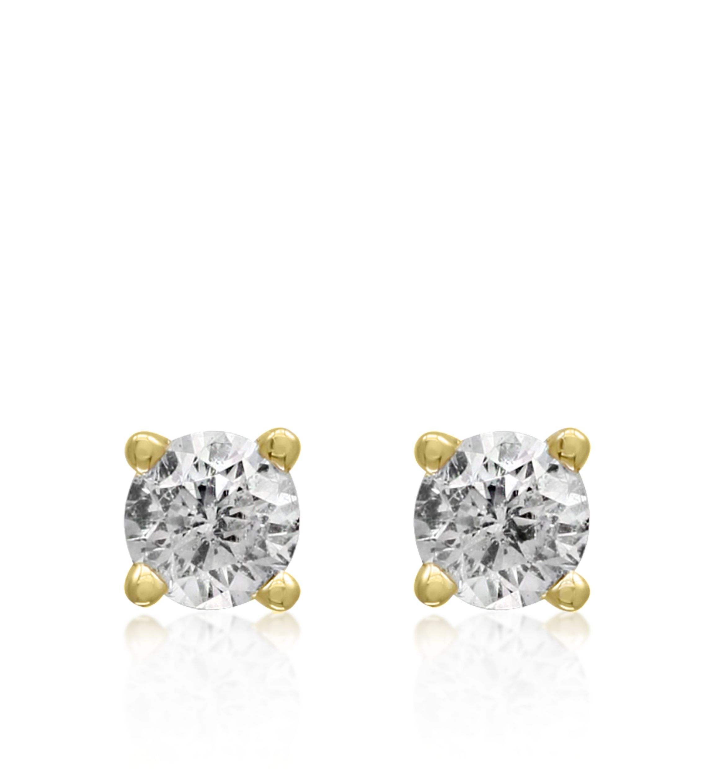 1/2 ct. t.w. Classic Diamond Stud Earrings in 14K yellow Gold