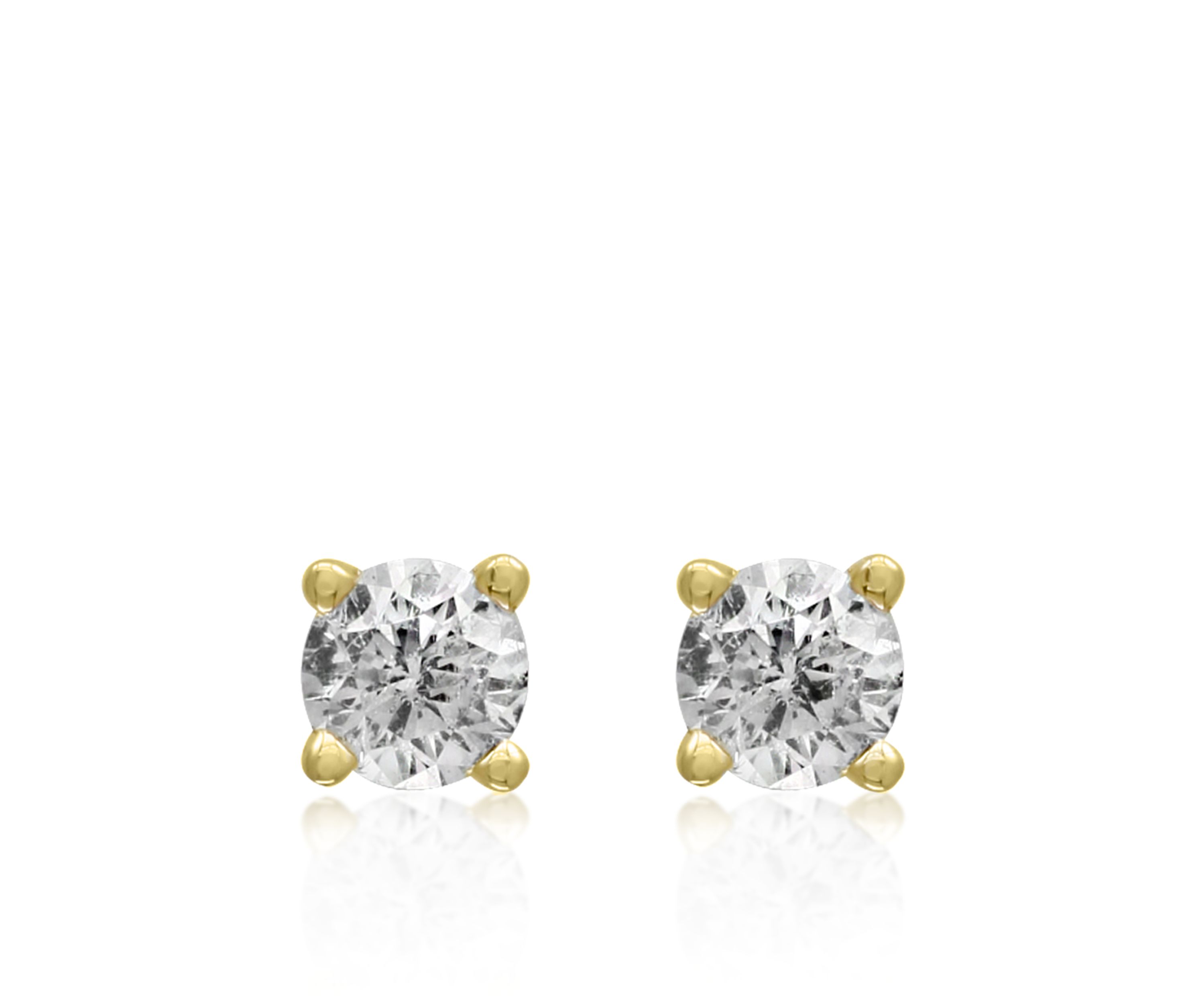 1/2 ct. t.w. Classic Diamond Stud Earrings in 14K yellow Gold