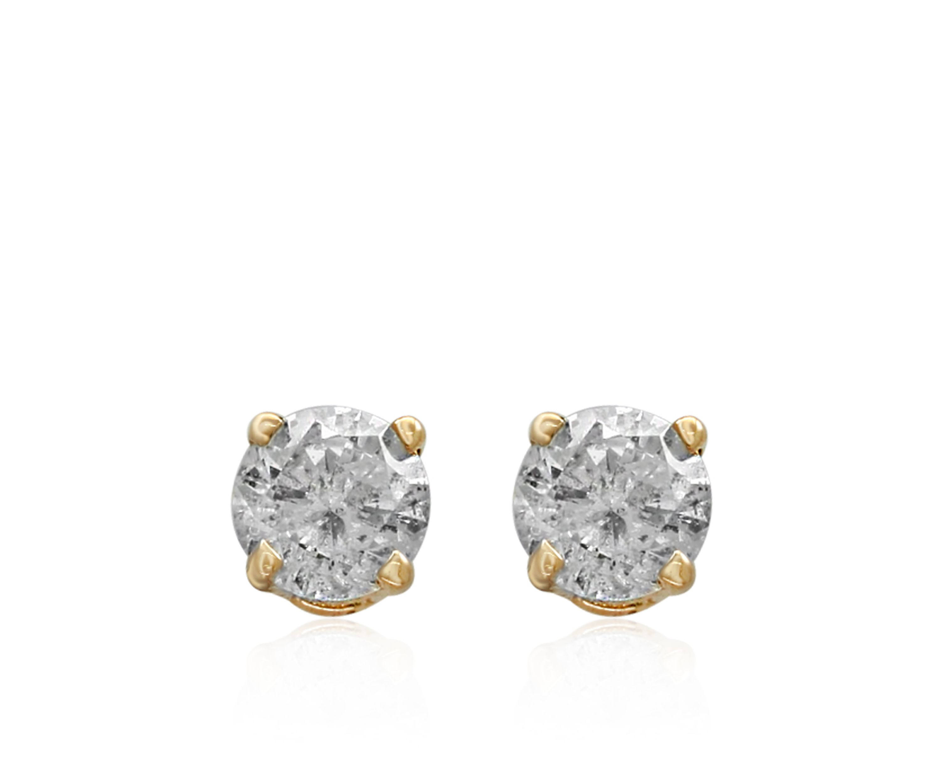 3/4 ct. t.w. Classic Diamond Stud Earrings in 14K Yellow Gold