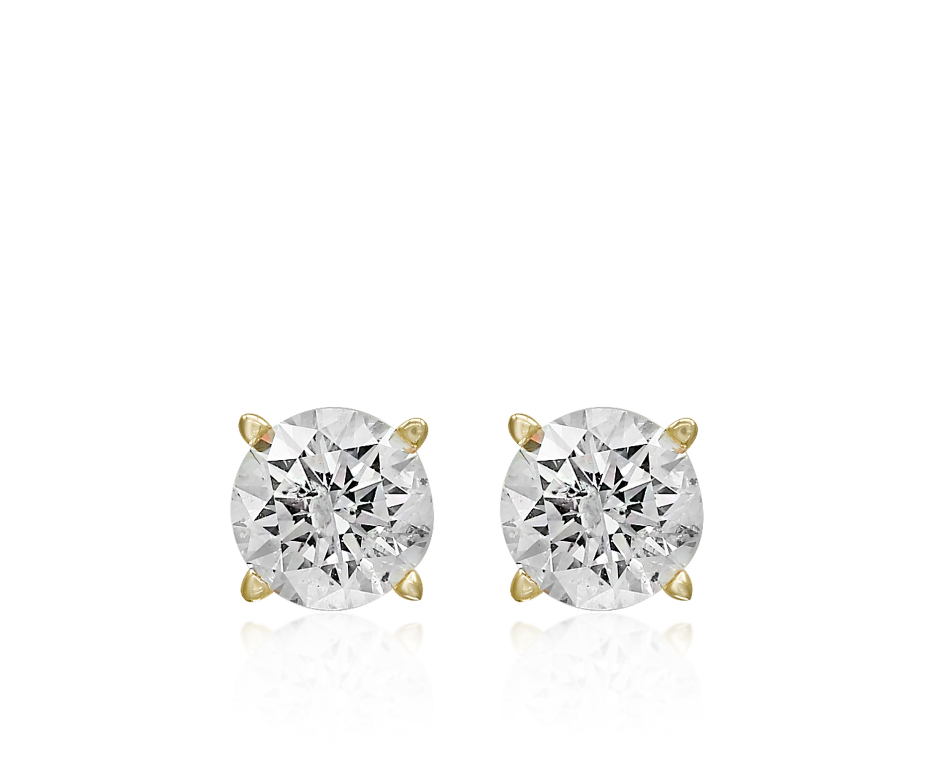 1 ct. t.w. Classic Diamond Stud Earrings in 14k Yellow Gold