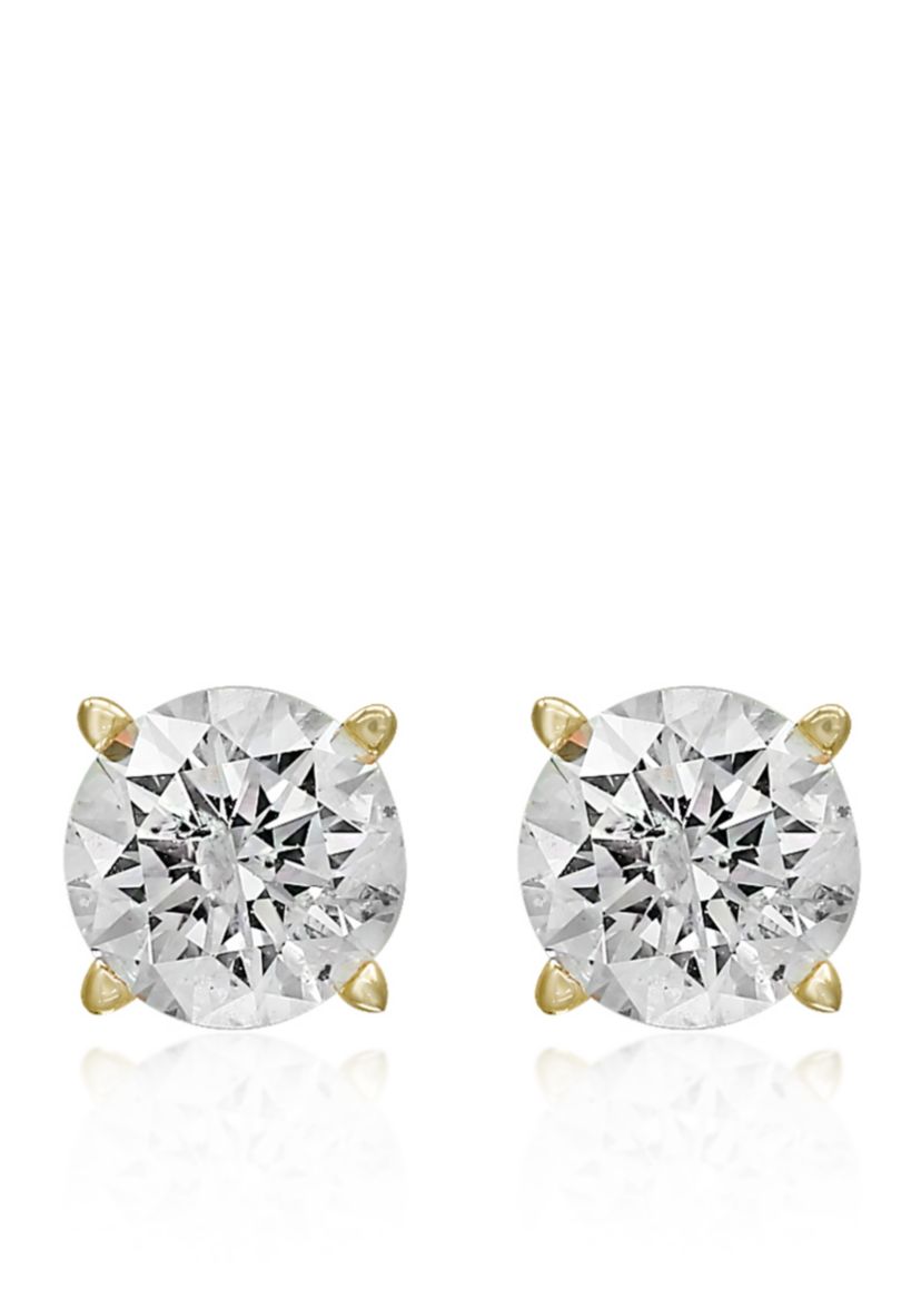 1 ct. t.w. Classic Diamond Stud Earrings in 14k Yellow Gold