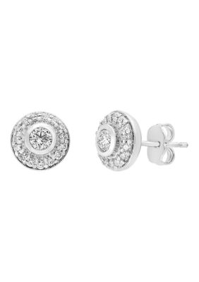 Effy 14K White Gold 5/8 Ct. T.w. Diamond Earrings