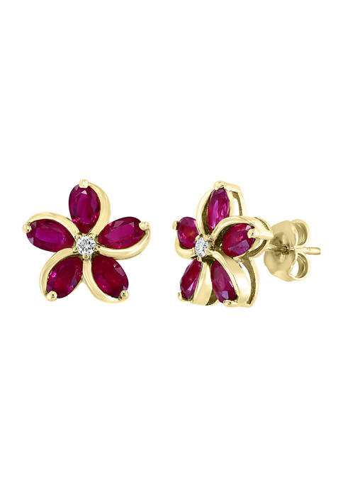 Effy® 3.14 ct. t.w. Ruby and 1/10 ct.