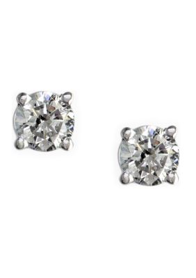Effy 1/3 Ct. T.w. Diamond Earrings In 14K White Gold