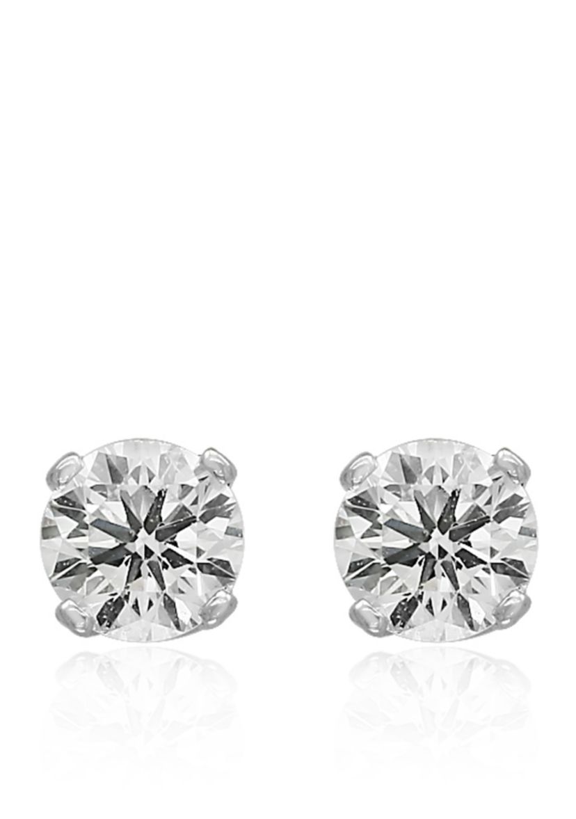 1/3 ct. t.w. Premier Diamond Stud Earrings in 14K White Gold