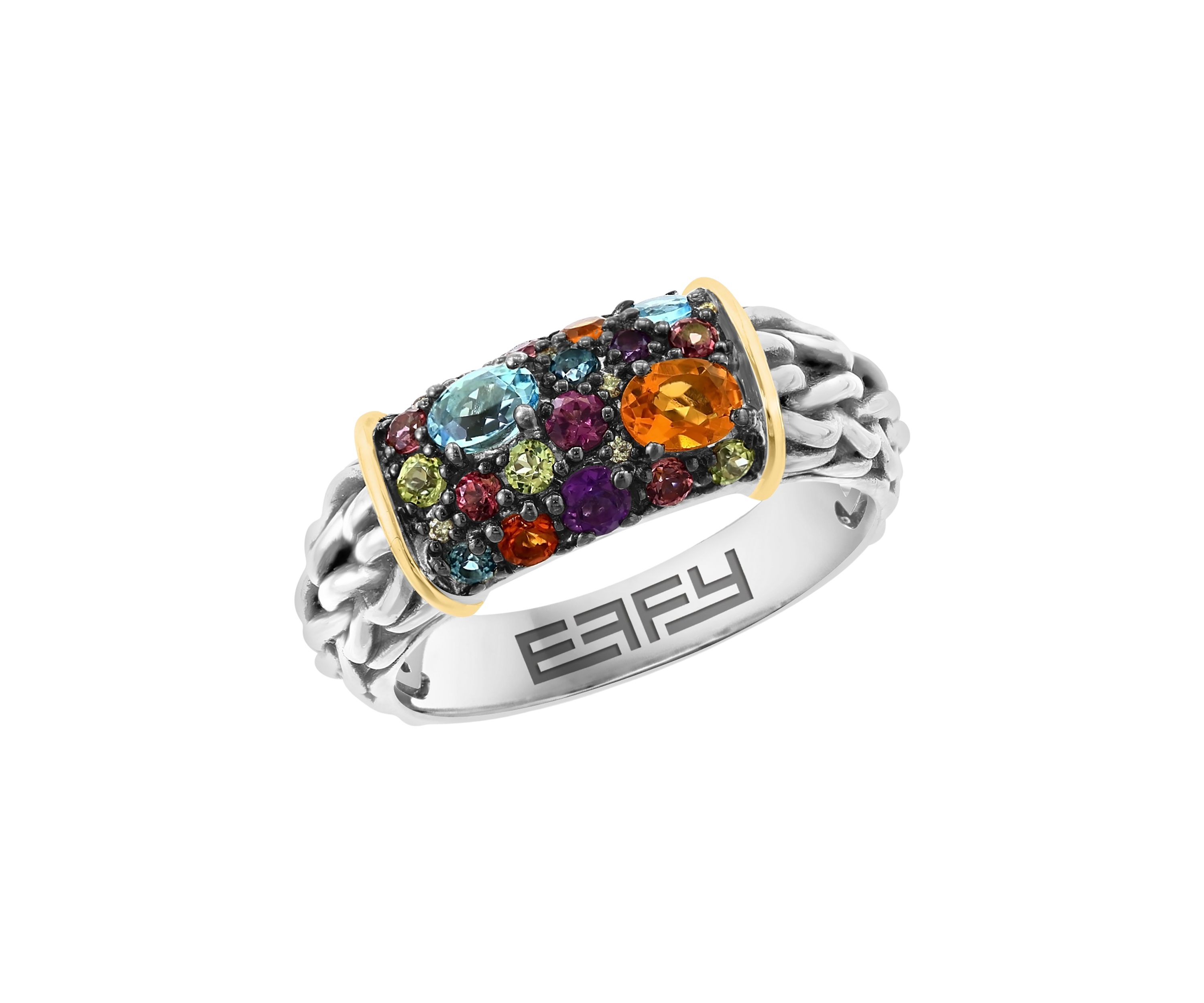 Sterling Silver/14K Yellow Gold Multi Ring 