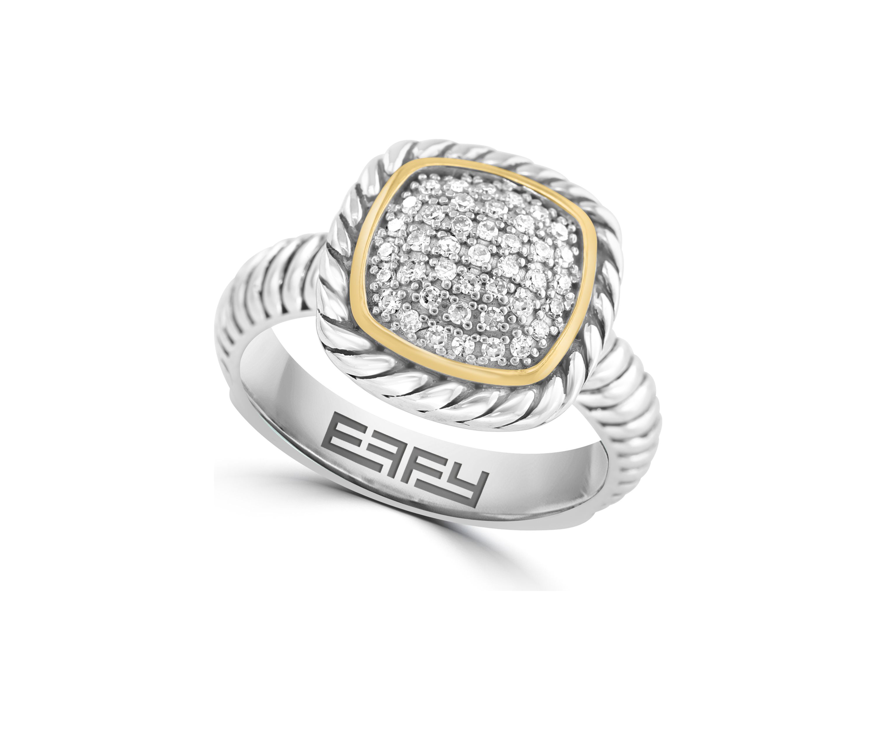 925 Sterling Silver Diamond Ring