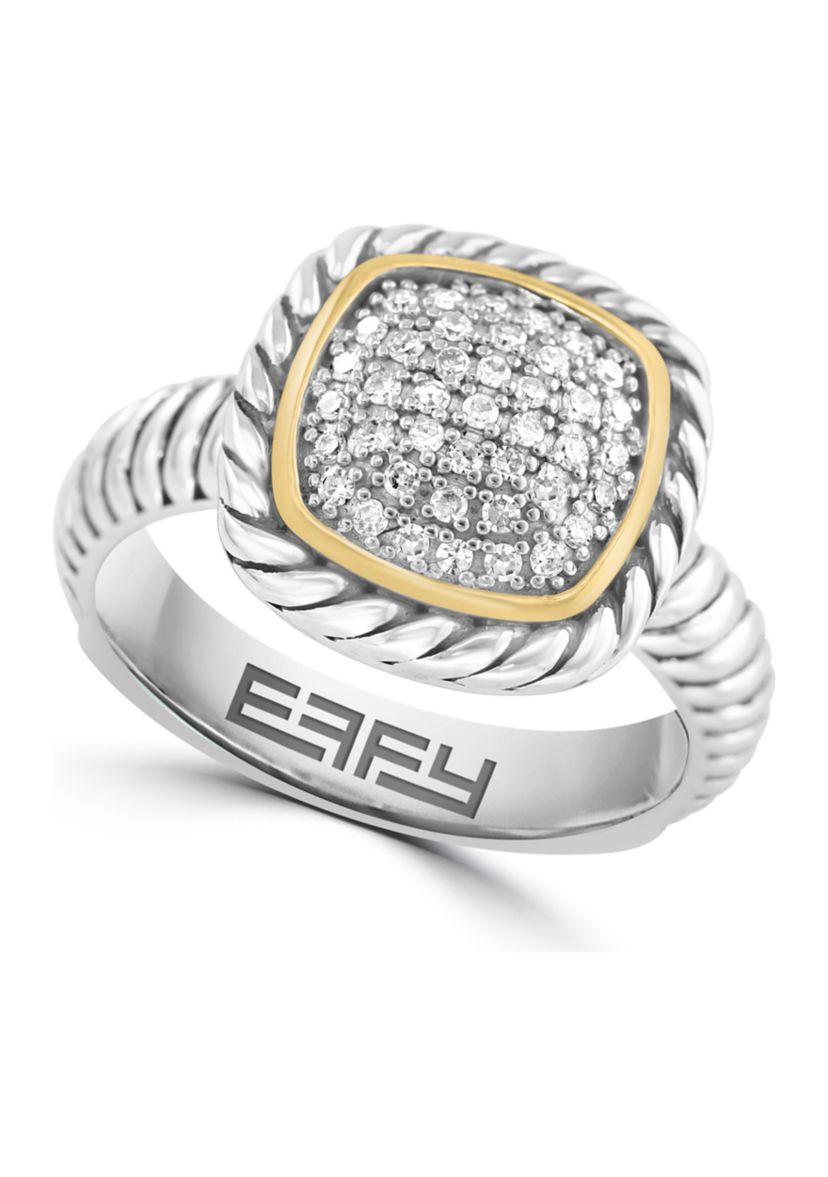925 Sterling Silver Diamond Ring