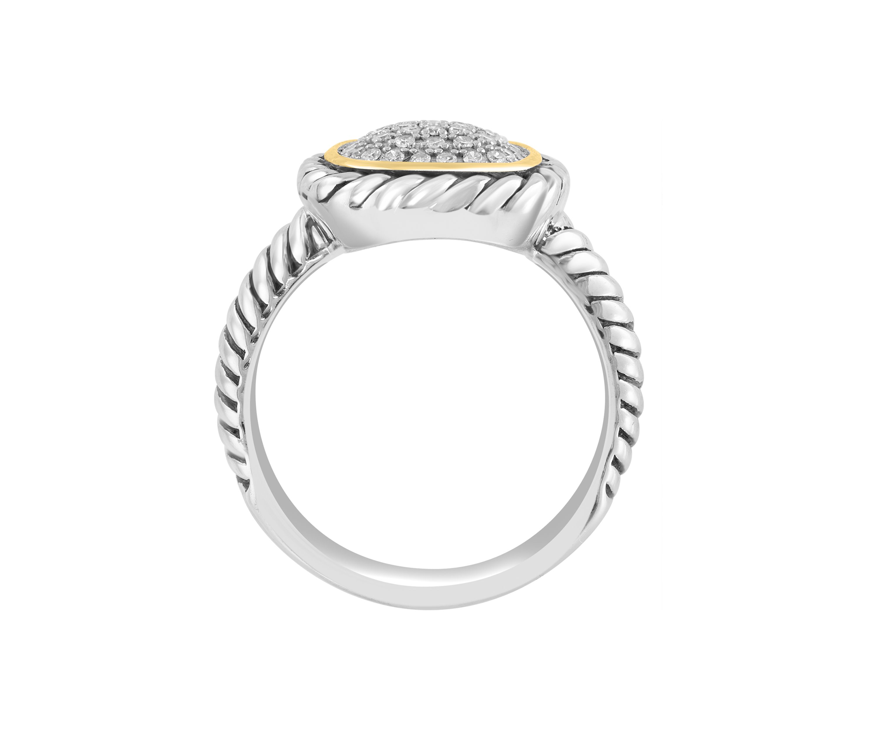 925 Sterling Silver Diamond Ring