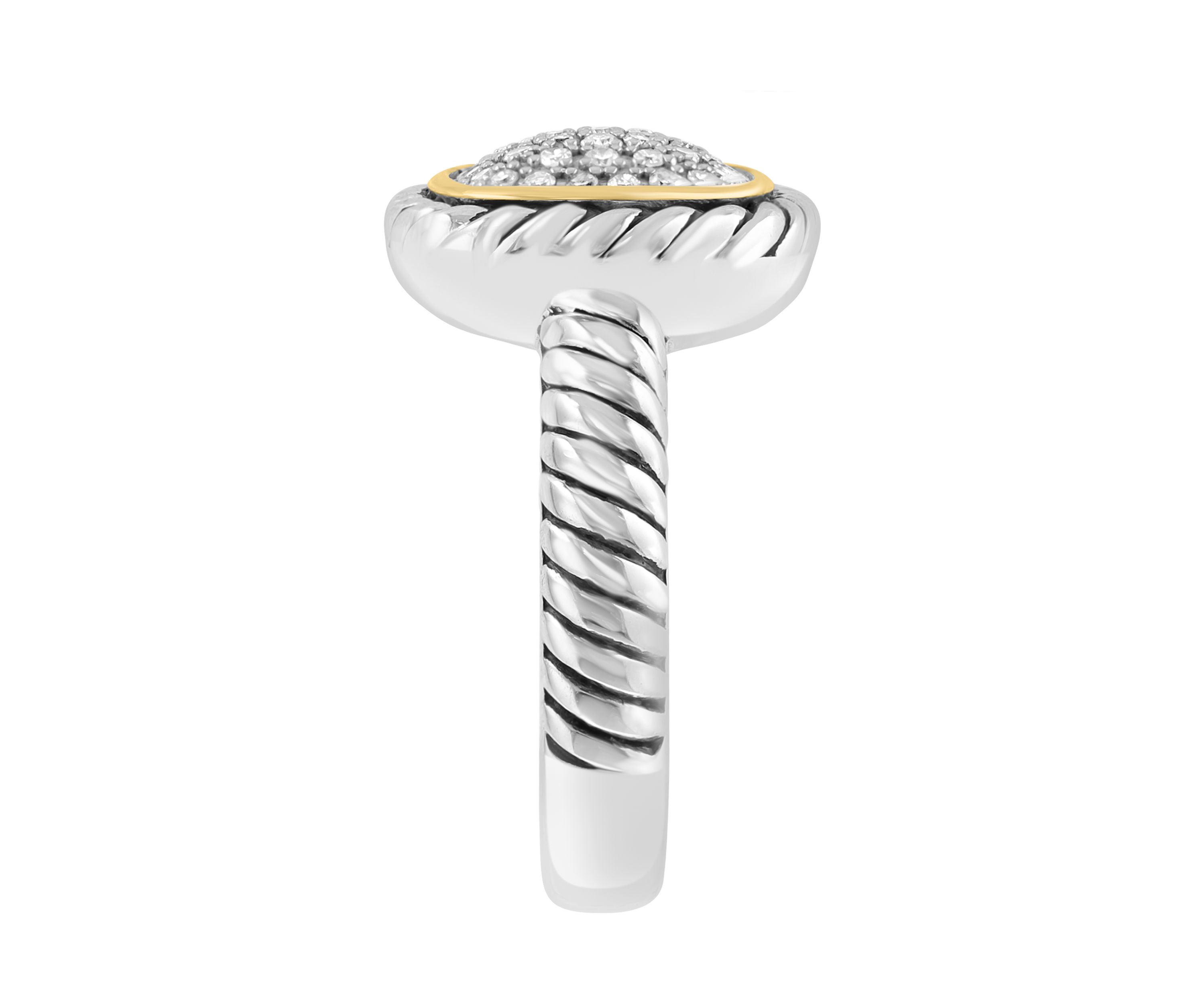 925 Sterling Silver Diamond Ring