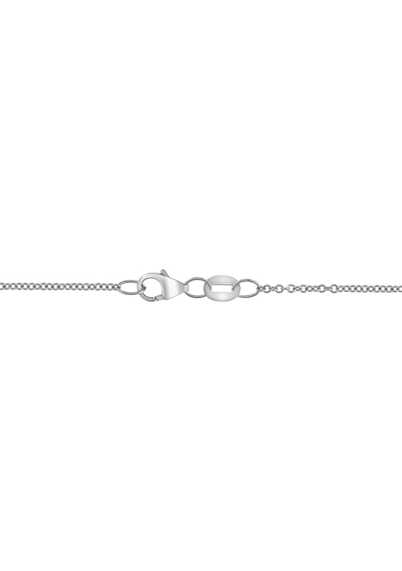 1.5 ct. t.w. Aquamarine, 1/8 ct. t.w. Diamond Pendant Necklace in 14K White Gold
