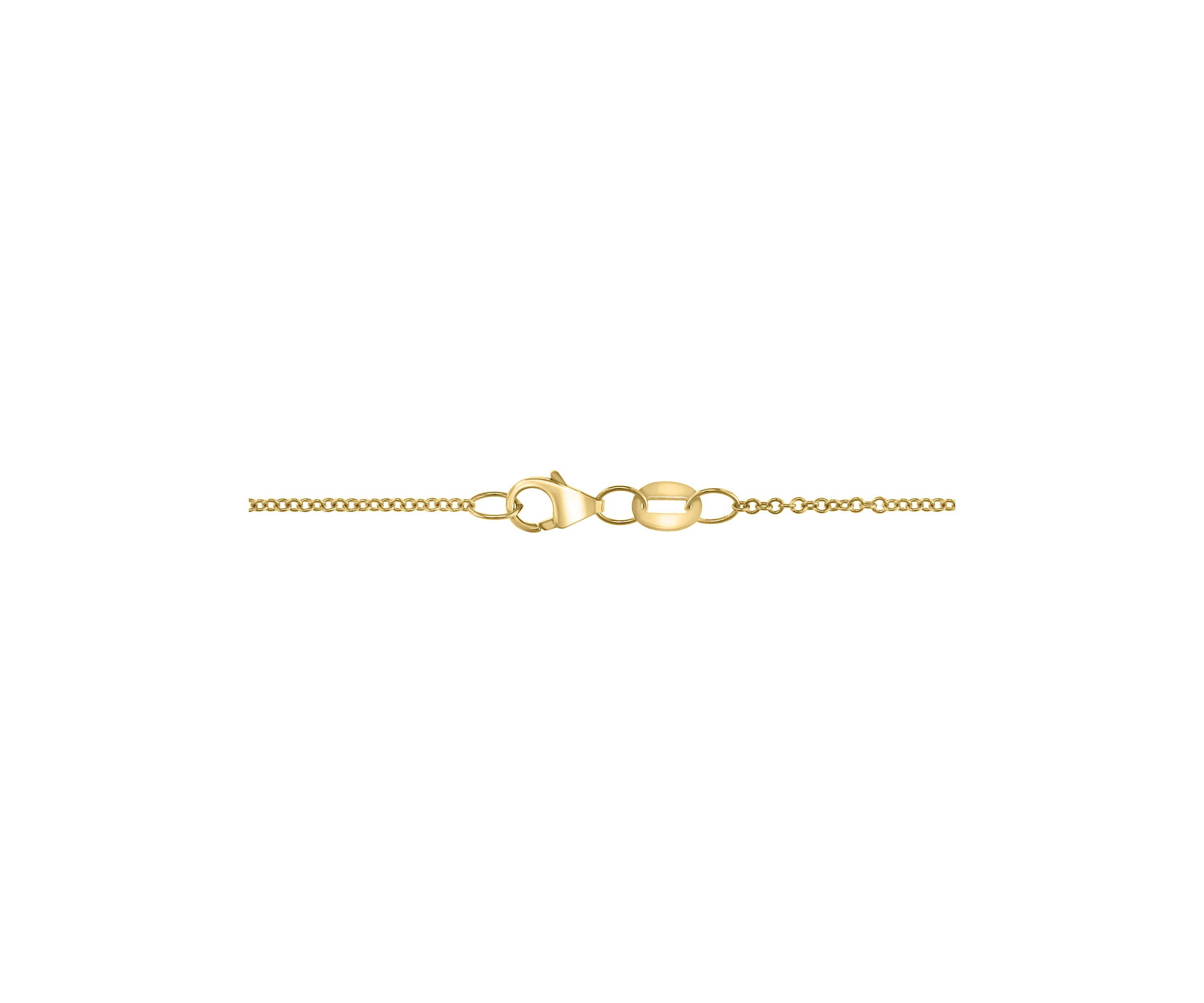  14K Yellow Gold Diamond, Black Diamond, Peridot, Sapphire Pendant