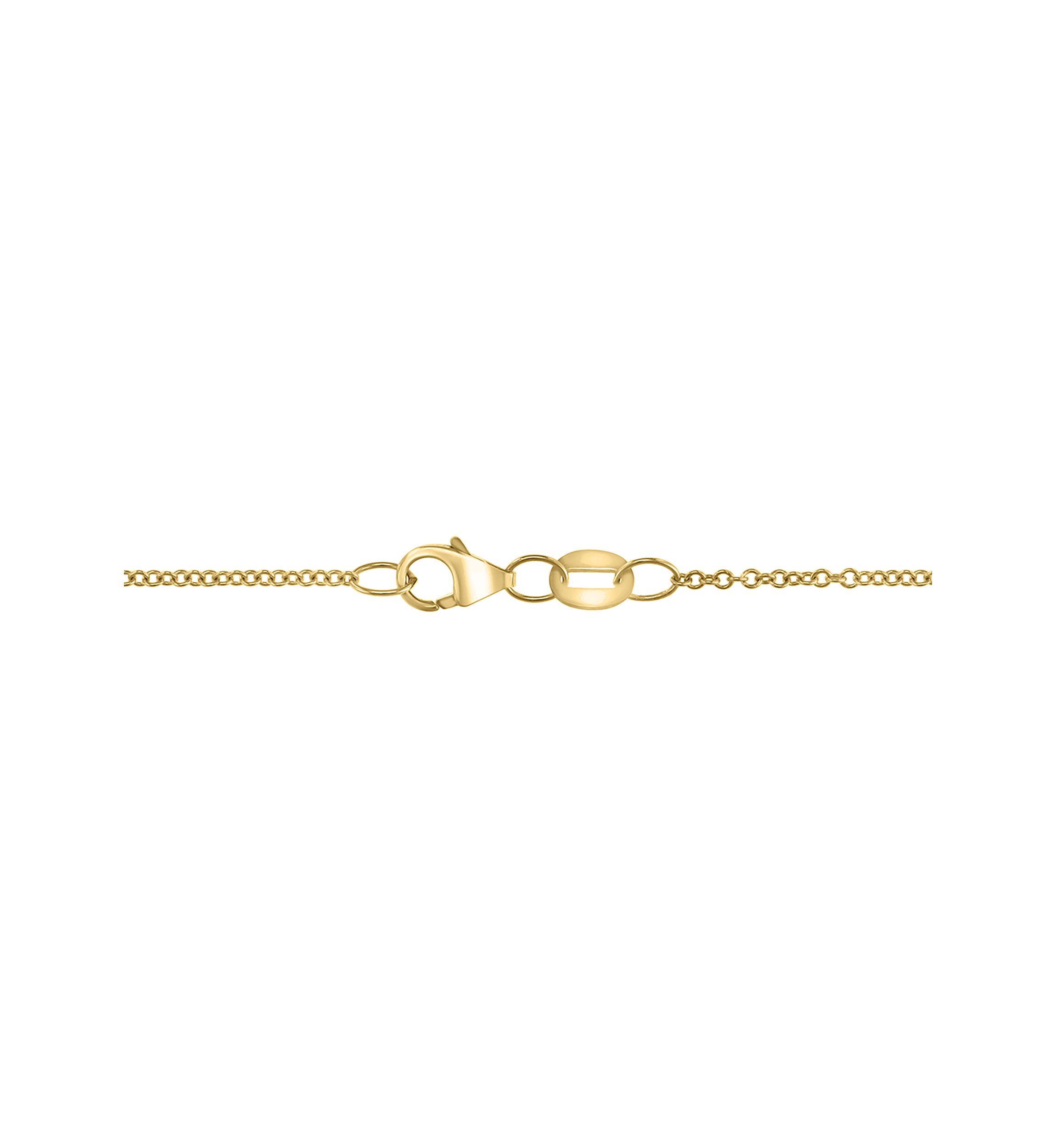 1/10 ct. t.w. Diamond, Freshwater Pearl Pendant Necklace in 14K Yellow Gold