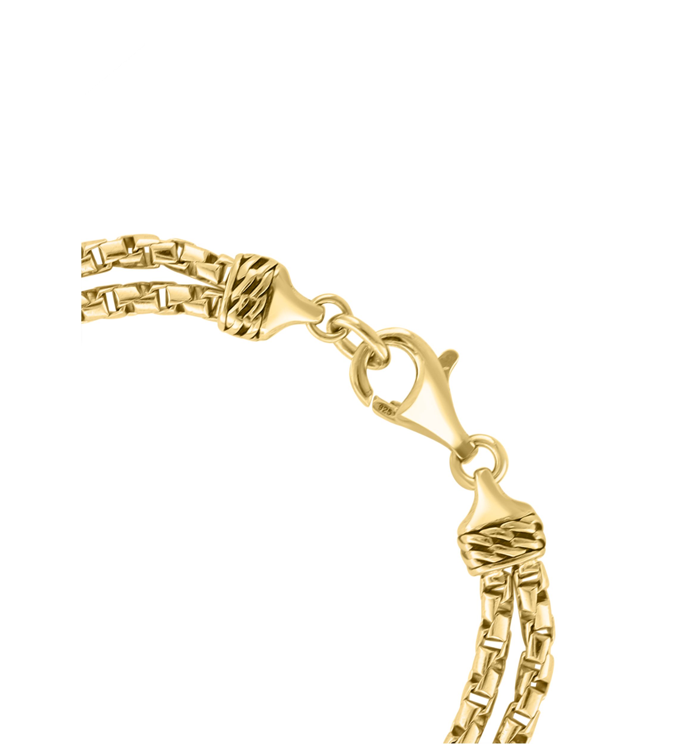 Gold Over Sterling Silver Bracelet