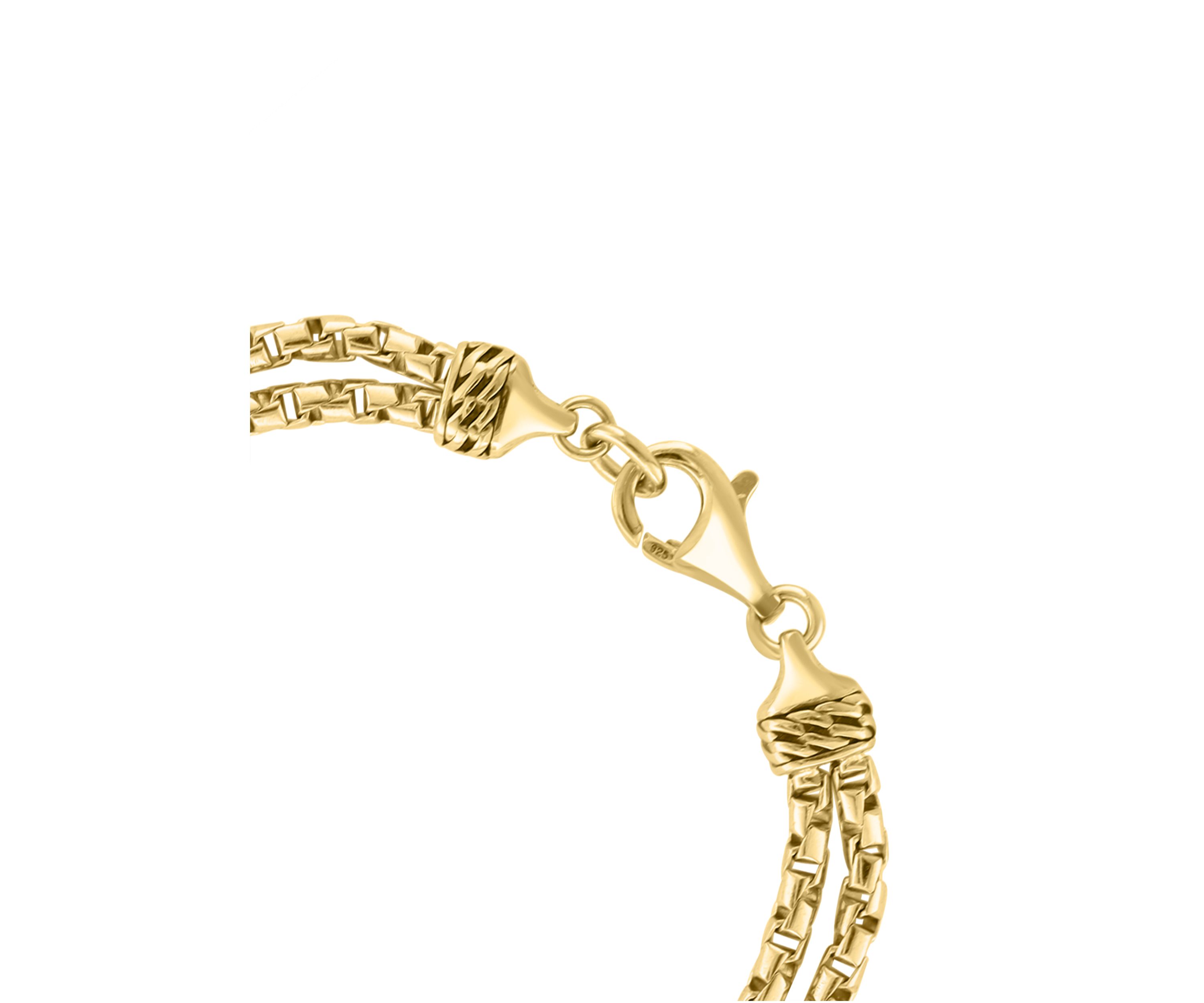 Gold Over Sterling Silver Bracelet