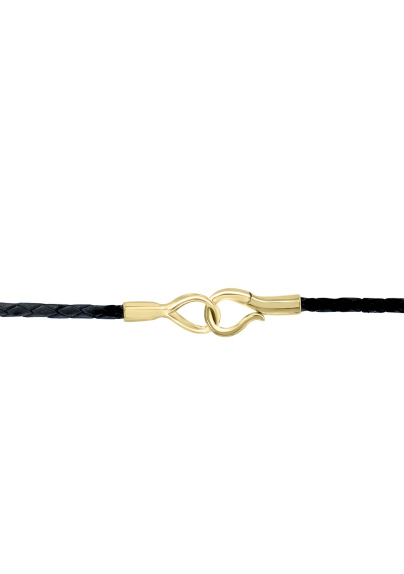 Horn Necklace in Gold over Silver