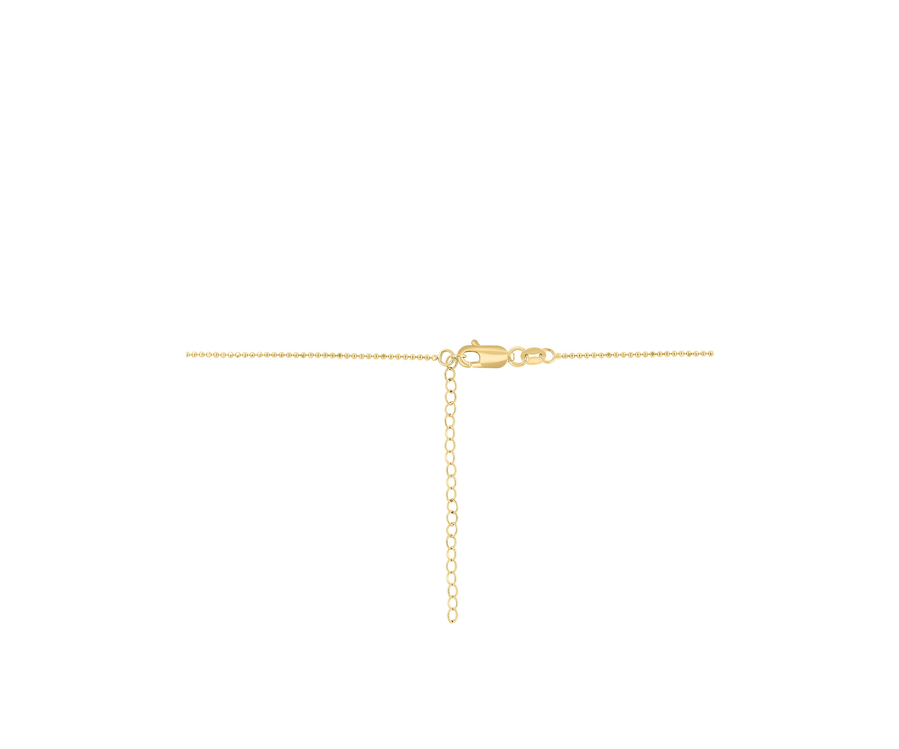 Amethyst, Blue Topaz, Citrine, Garnet Freshwater Pearl and Peridot Necklace in 14K Yellow Gold