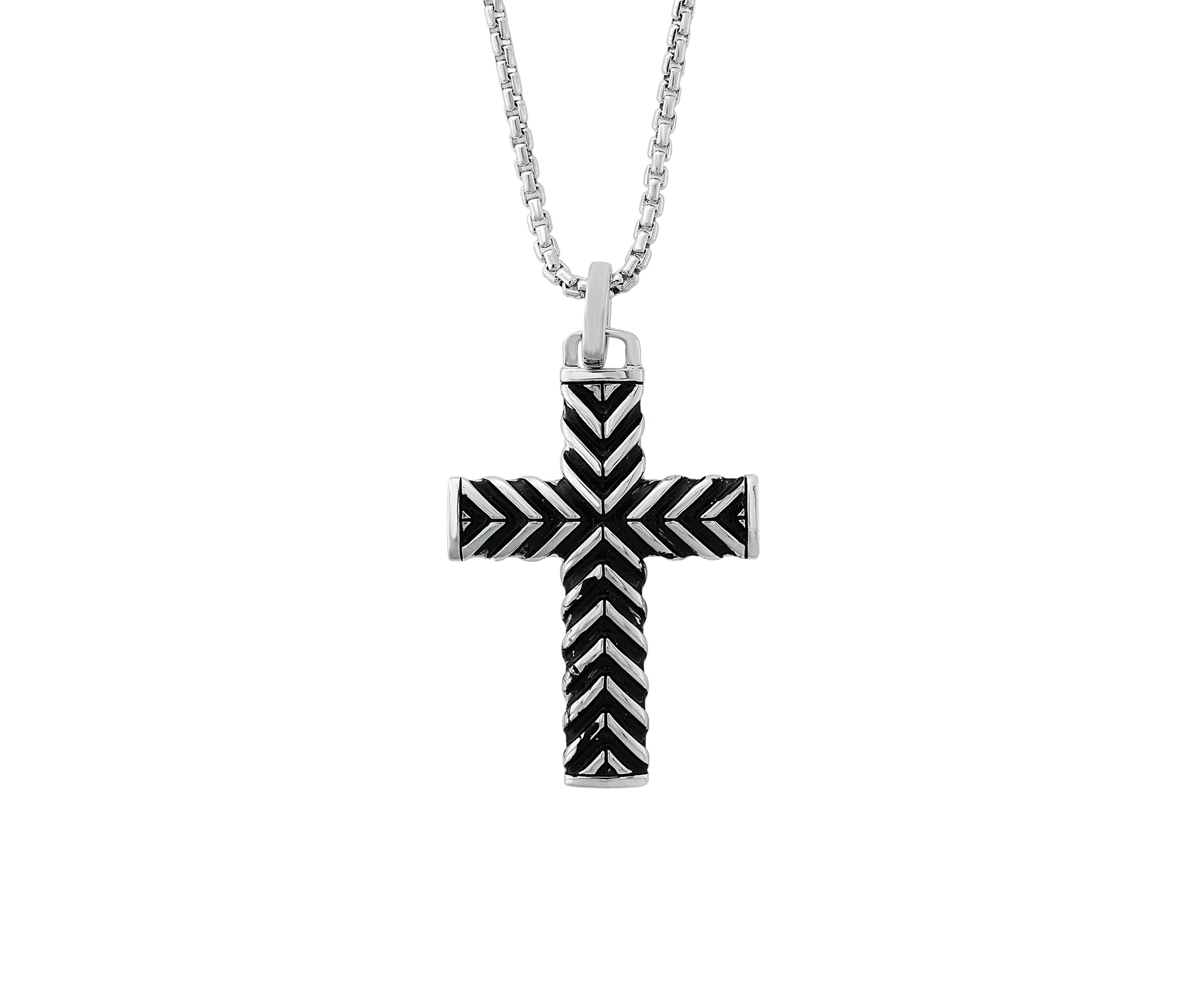 Sterling Silver Cross Pendant Necklace