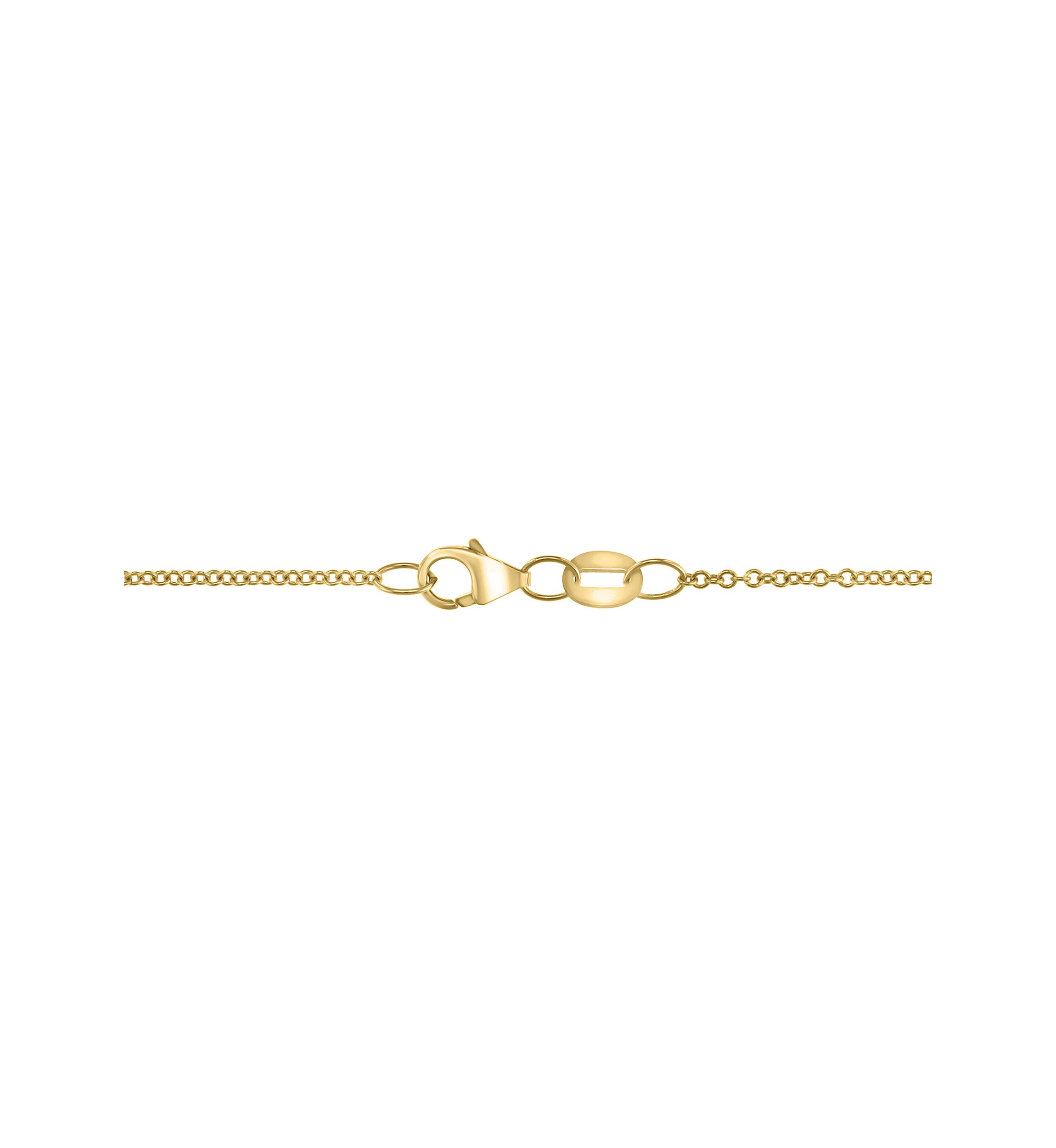 White Topaz and Freshwater Pearl Pendant Necklace in 14K Yellow Gold