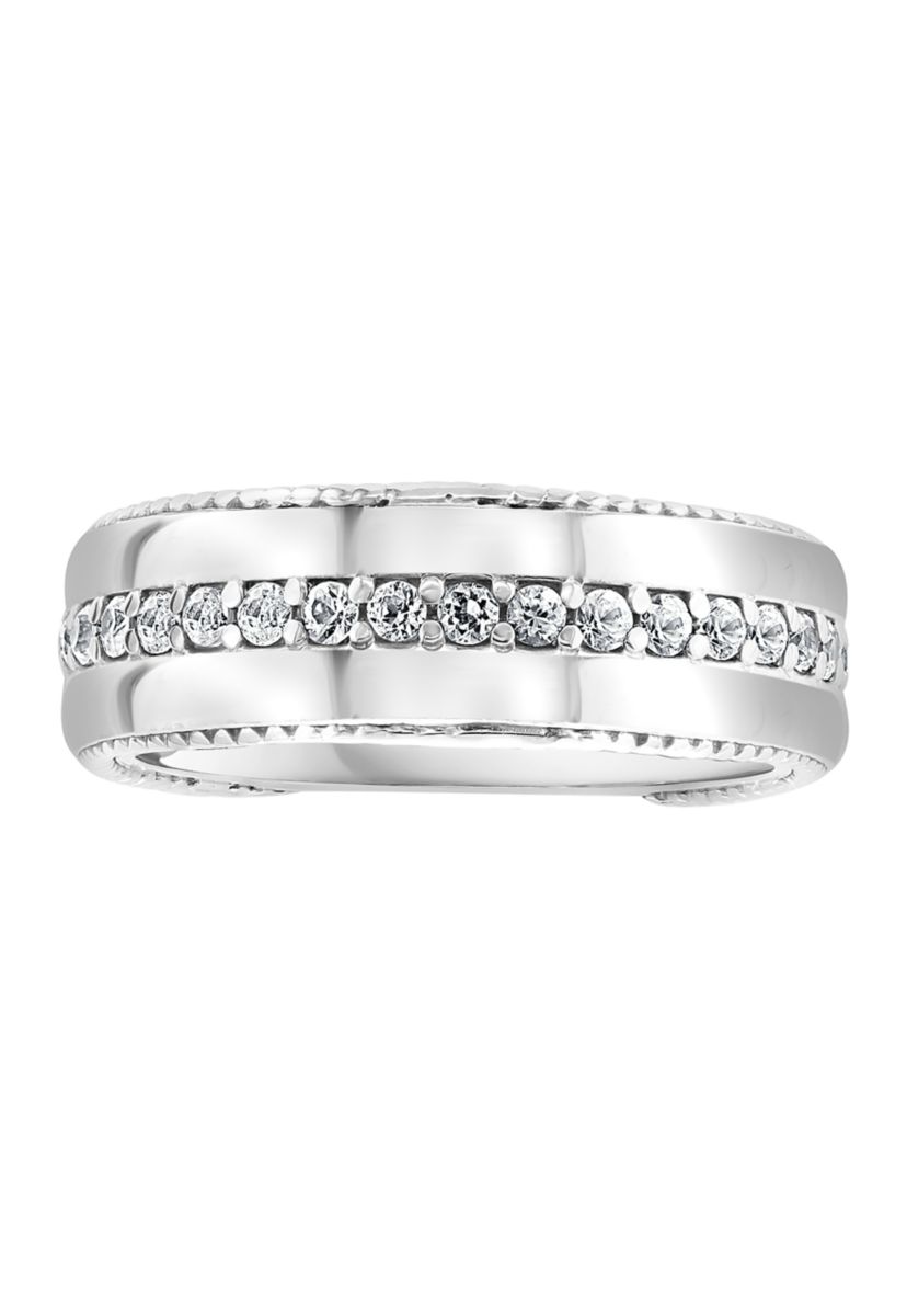 1 ct. t.w. White Sapphire Ring in Sterling Silver