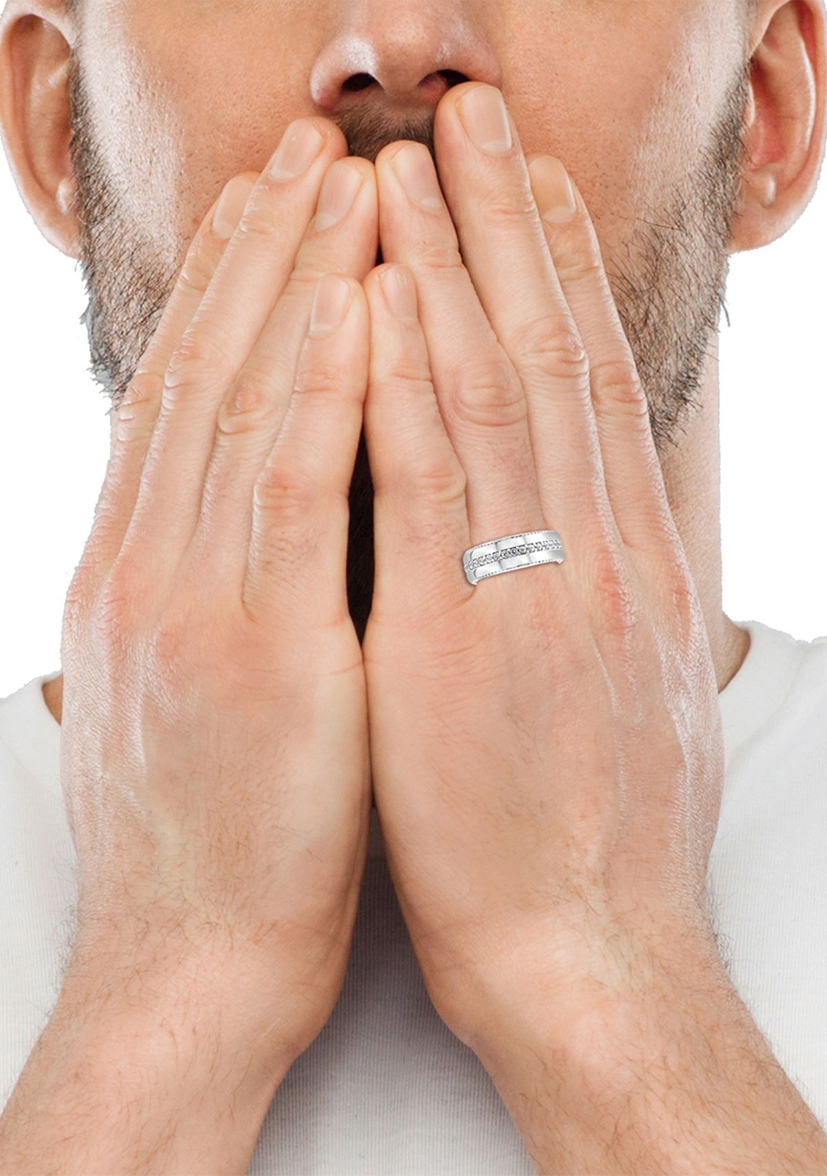 1 ct. t.w. White Sapphire Ring in Sterling Silver