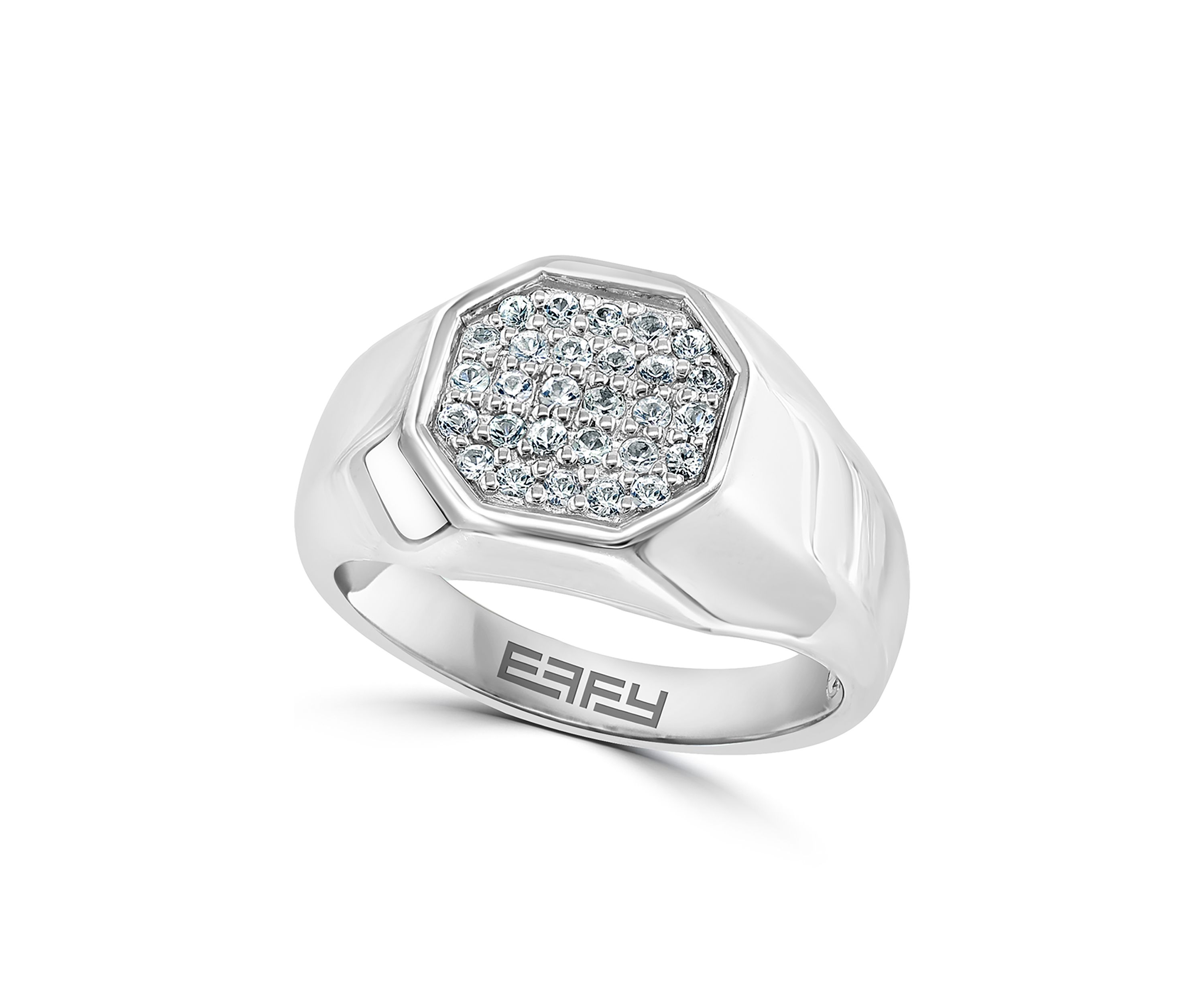 1/2 ct. t.w. White Sapphire Ring in Sterling Silver