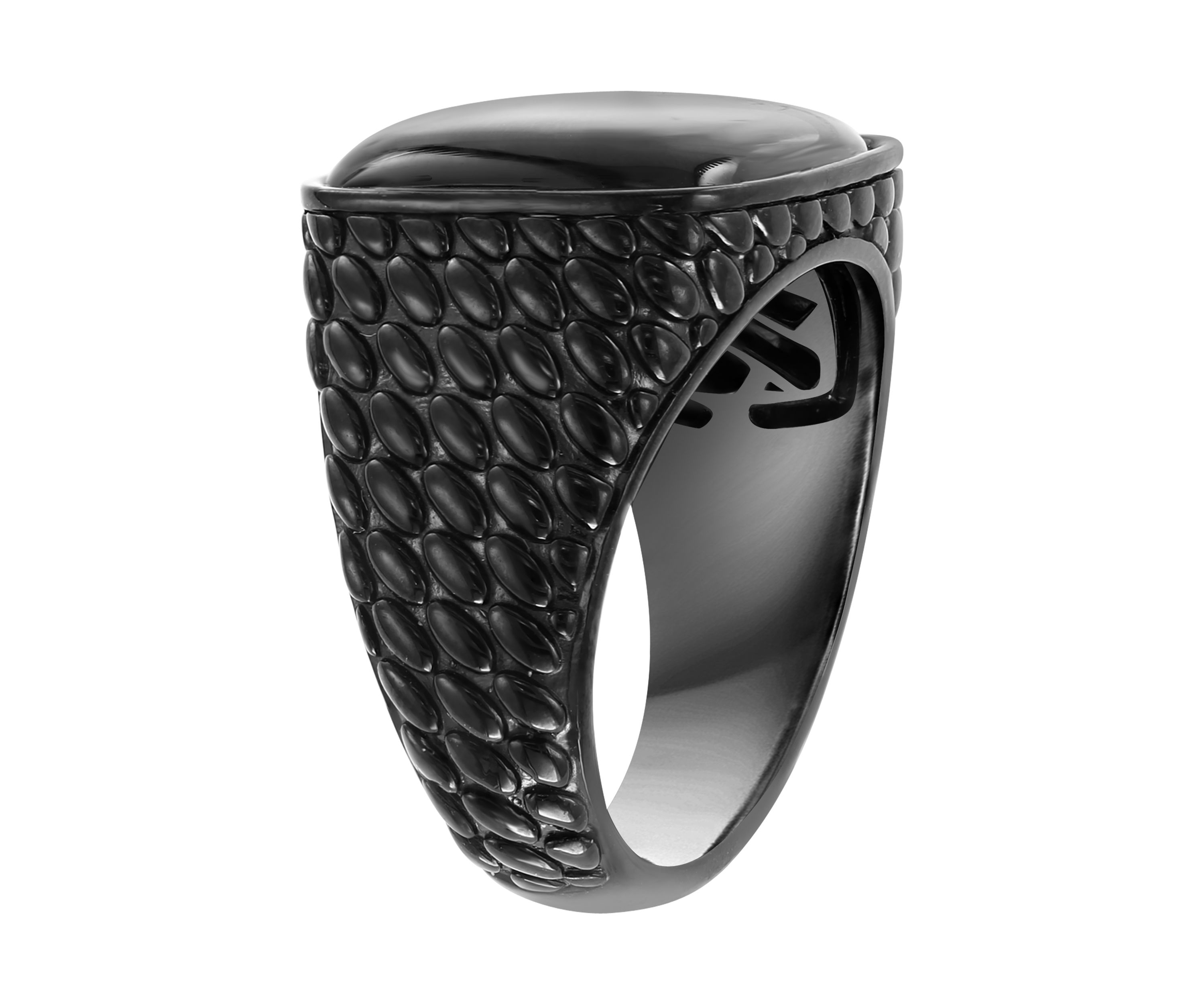 925 Sterling Silver Onyx Mens Ring