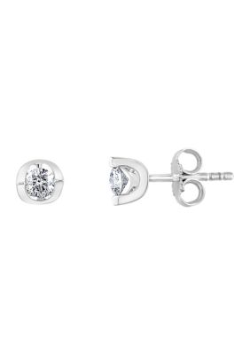 Effy 1/4 Ct. T.w. Diamond Earrings In 14K White Gold