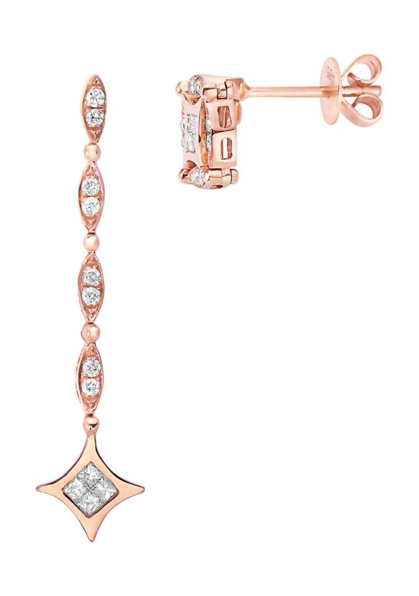 14K Rose Gold Diversa Earrings