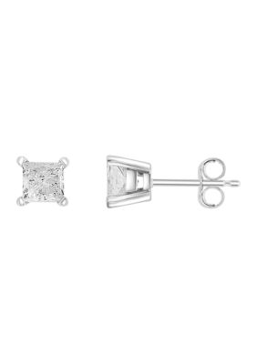 Effy 1 Ct. T.w. Diamond Stud Earrings In 14K White Gold