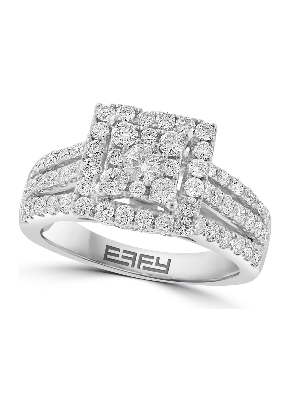   14K White Gold Diamond Ring 