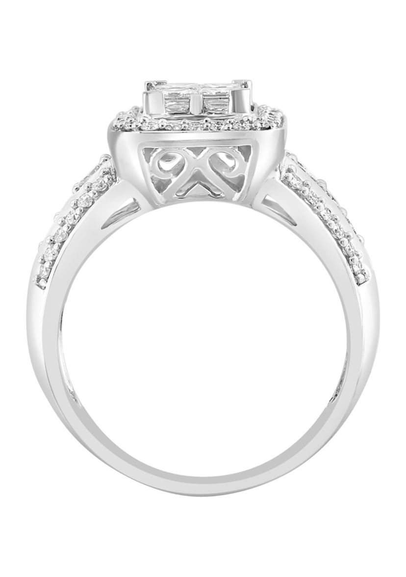 1.07 ct. t.w. Diamond Ring in 14K White Gold