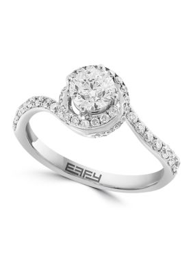Effy 14K White Gold Diamond Ring