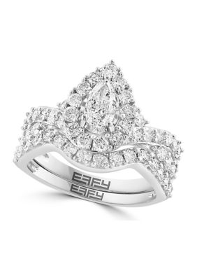 Effy 2 Ct. T.w. Diamond Ring In 14K White Gold