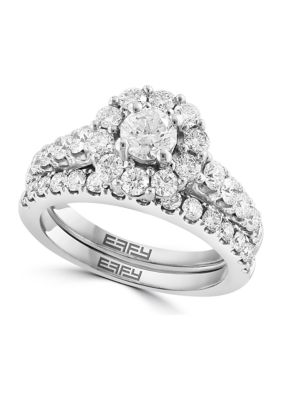 Effy 2.05 Ct. T.w. Diamond Ring In 14K White Gold