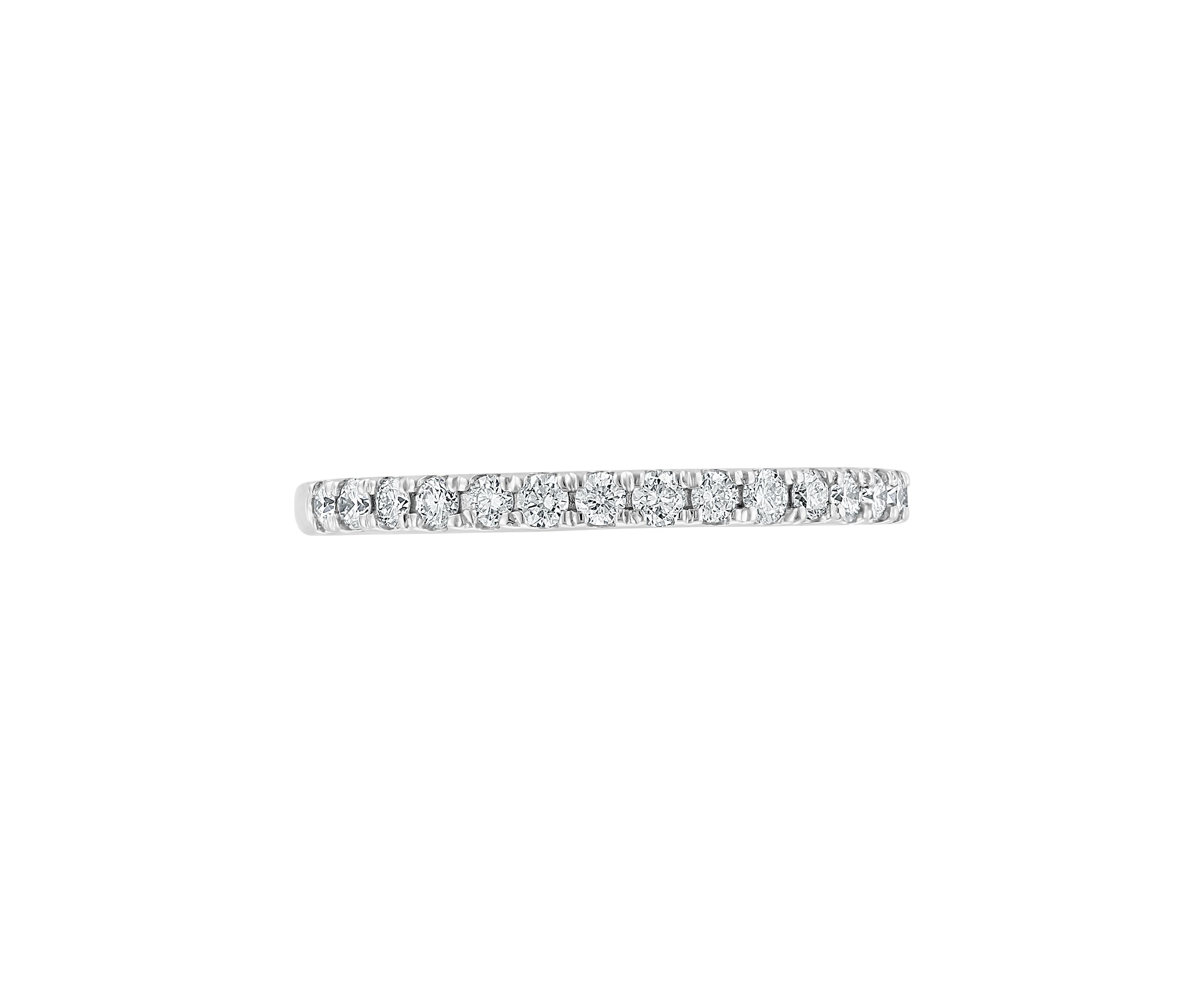1/4 ct. t.w. Diamond Band in 14K White Gold