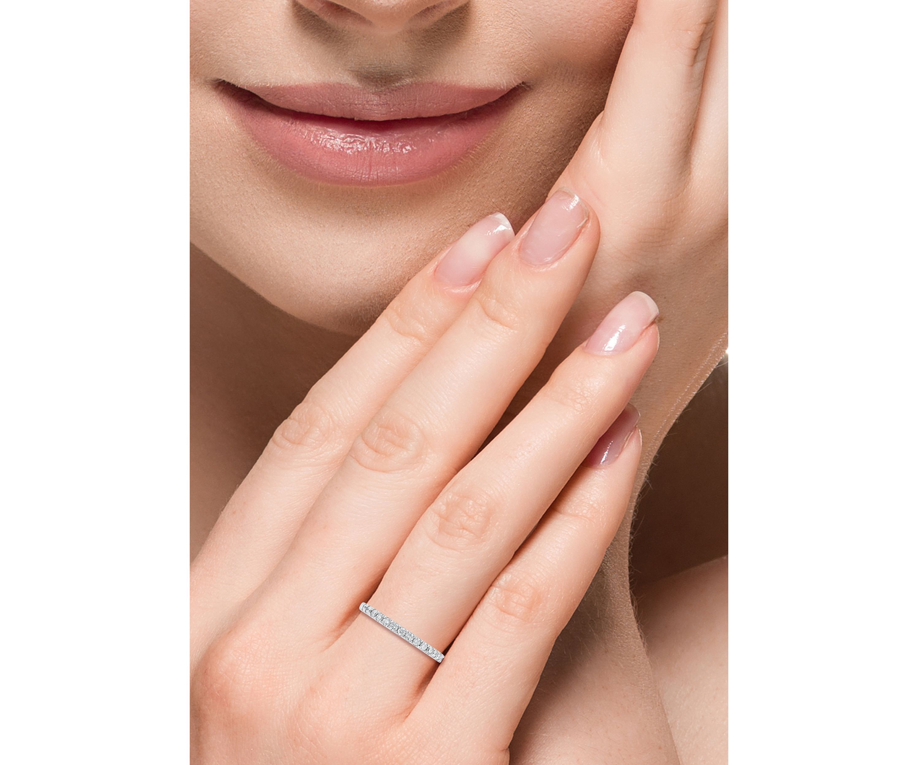 1/4 ct. t.w. Diamond Band in 14K White Gold
