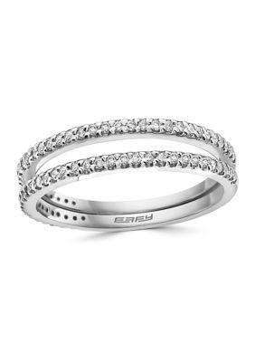 Effy 1/3 Ct. T.w. Diamond Ring Set In 14K White Gold