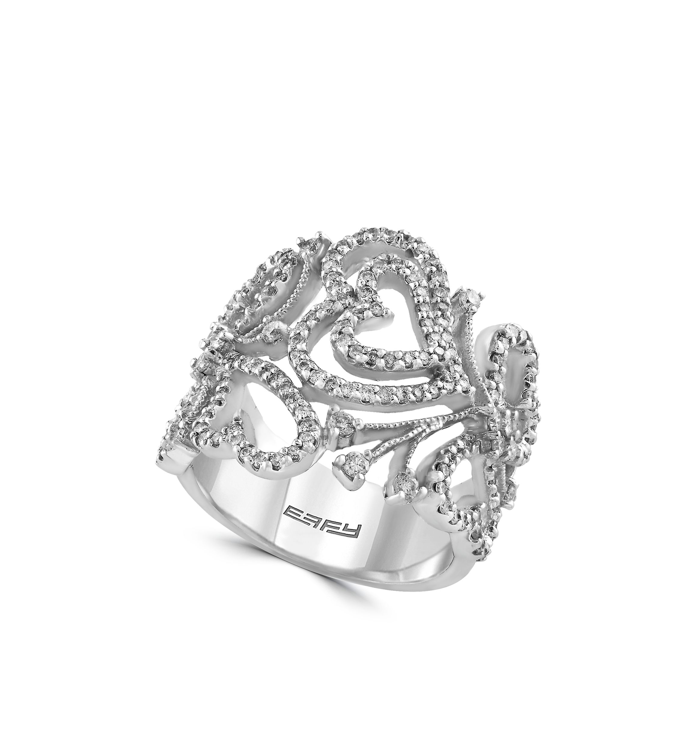 7/8 ct. t.w. Diamond Band Ring in 14k White Gold
