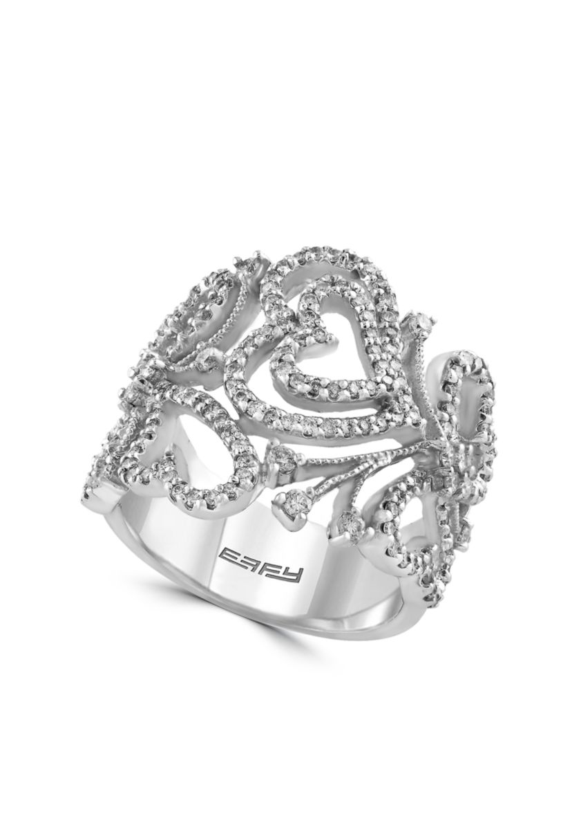 7/8 ct. t.w. Diamond Band Ring in 14k White Gold