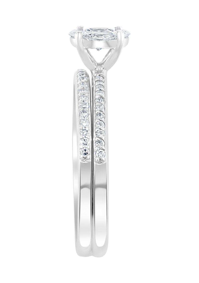 14k White Gold 1/2 ct. t.w. Diamond Ring