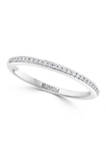 14k White Gold 1/2 ct. t.w. Center Diamond Solitaire and Band Set