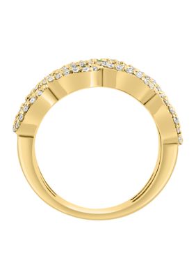 Effy Diamond Multi Ring In 14K Yellow Gold